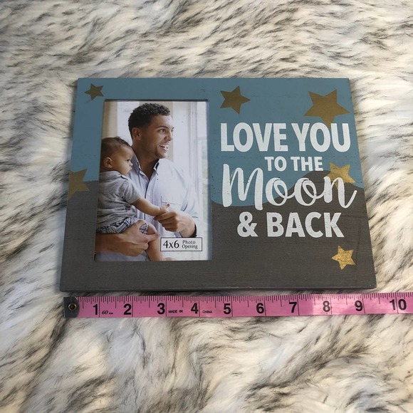 I Love You To The Moon & Back Picture Frame - Picture 4 of 7